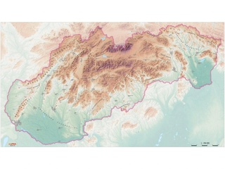 Velká mapa Slovenska