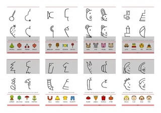 Stíratelný sešit - Dokreslovačky - půlka obrázků