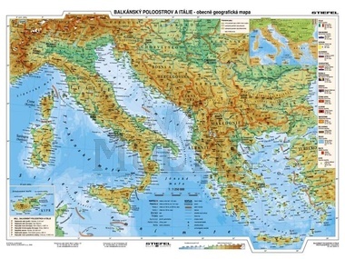 Balkán, Itálie, Řecko - obecně geografická